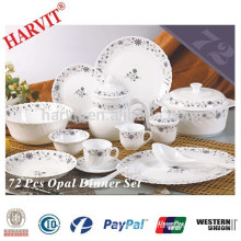 Opal glass Dinner Set/72pcs opal Dinner Set